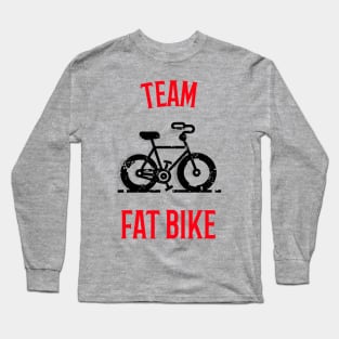 Team Fat Bike Wear When Mountain Bike Riding MTB Long Sleeve T-Shirt